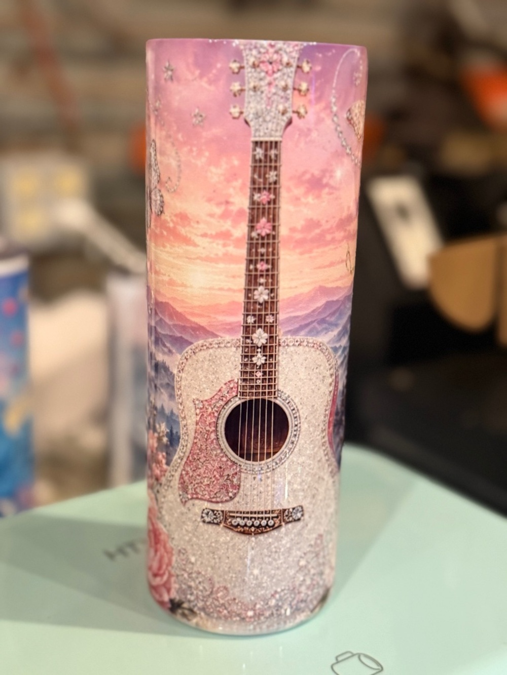 Pink Mountains Tumbler
